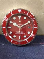 New Rolex Submariner Wall Clock - SS Red Face Rolex Replica